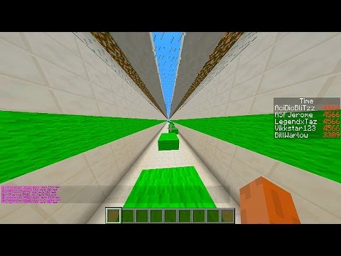 Minecraft FLASH Parkour with Vikkstar, Jerome, Will, Taz & Justin (Minecraft Parkour Map
