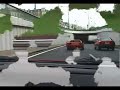 Ferrari F50 racing on freeway