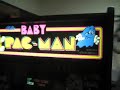 i just finished restoring my baby pac man. when i received this game it was not working. i paid $50.00 for it. i recently got all of the boards fixed and just spent the day cleaning it, replaced the control panel overlay, got the marquee bulb working, and replaced the bulbs and rubber pieces. it works great!