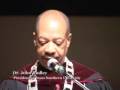 Inauguration Speech, part 2 - Dr. Rudley, President of Texas Southern University