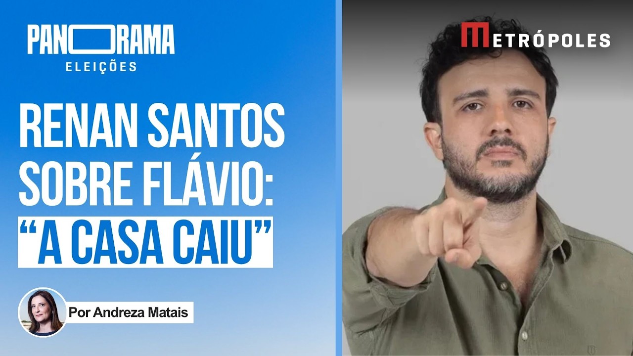 Renan Santos chama Flávio de desonesto e mira crise da direita