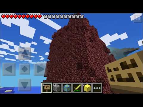 how to make a nether portal on minecraft p.e