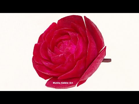 Lyndi Rose Beet or Beetroot - Advanced lesson 2 by Mutita Art of Fruit & Vegetable Carving