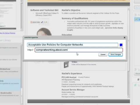 GigTide Resume Builder The Hyperlink Element YouTube Preview Image