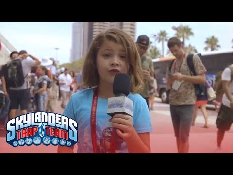 Official Skylanders Trap Team: Comic-Con Kid Reporter Episode 3