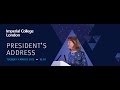 Professor Alice P. Gast delivers her first President’s Address on 3 March 2015 sharing her thoughts about Imperial’s place in the world and the opportunities that lie ahead for the College.