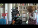 Rebecca and Katie make Marly laugh