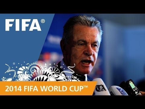FINAL - Swiss coach Ottmar Hitzfeld speaks about his team's draw for the 2014 FIFA World Cup™. More videos about the 2014 FIFA World Cup™ Final Draw: http://www.yout...