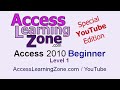 Microsoft Access 2010 Tutorial Part 09 of 12 - Customer Queries