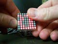 Christmas scrolling text and mini game using a pic microcontroller and 8x8 led matrix.MOV