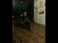 Kid breaking ice cream pAint job