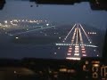 HKG_AB6 Rwy25R ILS approach at night Hong Kong HKG_AB6 Rwy25R ILS approach at night Hong Kong