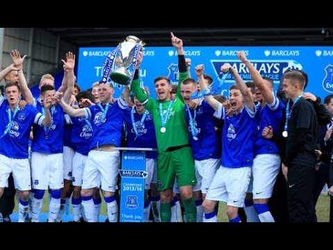 Everton Under-18s win 2013/14 Premier League title