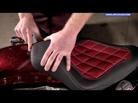 seats - We show you how to install a new seat on a Harley Davidson Sportster, this process is very similar for all makes and models. Our tech has a neat little zip t...