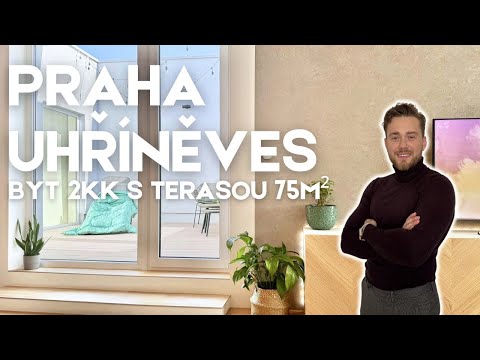Video PRODEJ bytu 2KK 75 m² s atriem – terasou PRAHA UHŘÍNĚVES