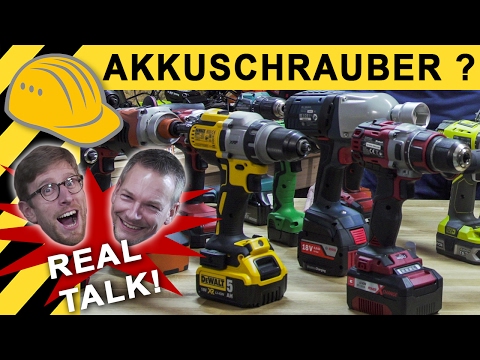 BESTER AKKUSCHRAUBER? 25 AKKUSCHRAUBER IM TEST | Kaufberatung mit Bosch, Makita, Metabo, Festool