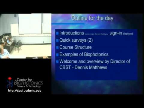 Introduction, Center for Biophotonics Science and Technology Overview
