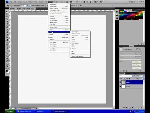 how to adjust grid in photoshop