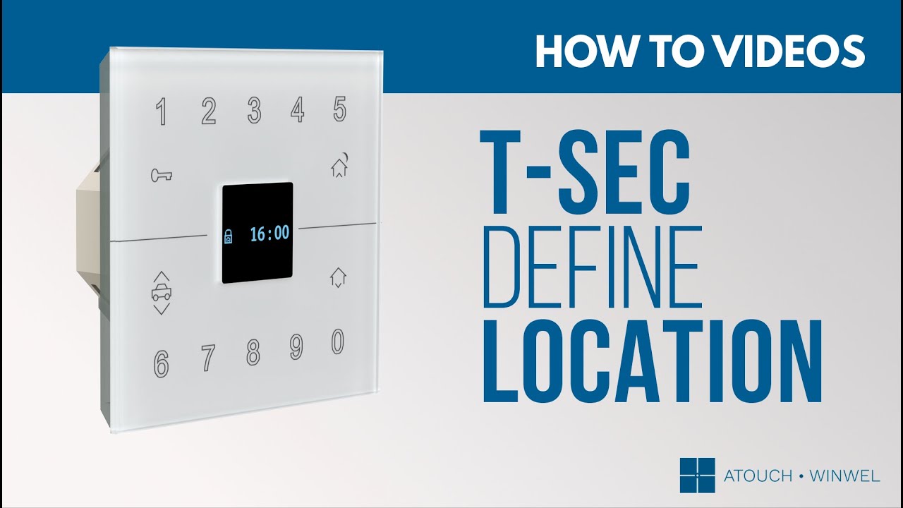 T-SEC - Como definir a localização
