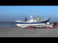 Lancering reddingboot op Ameland