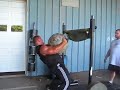 300lb stone for reps over a 70 inch bar