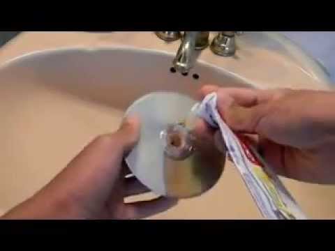 how to repair cd with toothpaste