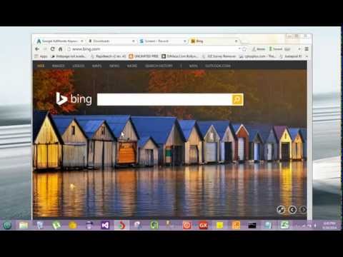 how to make bing your desktop background