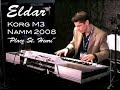 Eldar plays the Korg M3 at NAMM 2008 #1