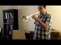 Como tocar la trompeta ejercisios de.. Video