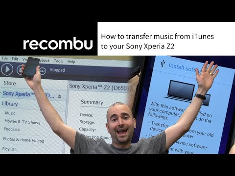 how to transfer music from laptop to sony xperia z
