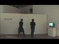 A performance art and installation art piece by Avery Bloom and Patrick Blaeser at the LoBot Gallery's show 