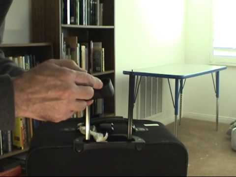 how to repair suitcase handle
