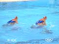 Russia Team Tec.&Free Routine at 2004 Athens with ceremony