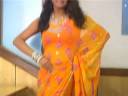 Orange Pure Georgette Leheriya Saree with Blouse Orange Pure Georgette Leheriya Saree with Blouse