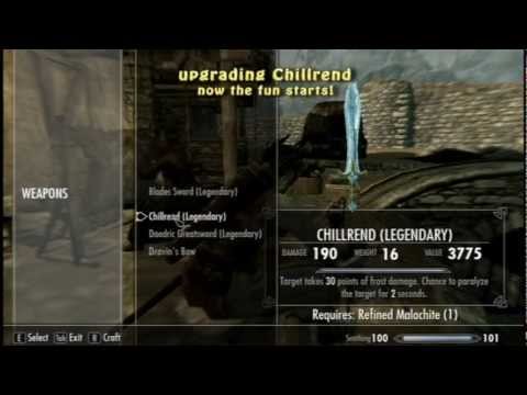 how to recharge weapons in skyrim
