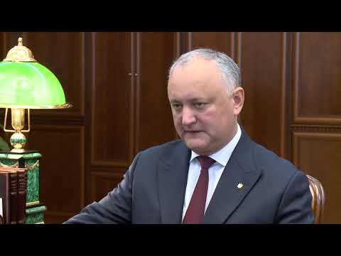 Igor Dodon a avut o întrevedere de lucru cu Oleg Vasneţov