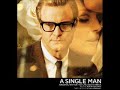A Single Man is a 2009 American drama film based on the Christopher Isherwood novel of the same name. It was directed by famous fashion designer Tom Ford, who had to finance it himself, as it was his directorial debut. The film stars Colin Firth as the protagonist George Falconer, a gay British university professor living in Southern California in 1962. Music Composer: Abel Korzeniowski & Shigeru Umebayashi Performer : Various Artists Label : Relativity Media Release Date : January 05, 2010 Composer : Abel Korzeniowski, Shigeru Umebayashi TRACK LISTING 1Stillness of the Mind - Abel Korzeniowski 2Drowning - Abel Korzeniowski 3Snow - Abel Korzeniowski 4Becoming George - Abel Korzeniowski 5George's Waltz (1) - Shigeru Umebayashi 6Daydreams - Abel Korzeniowski 7Mescaline - Abel Korzeniowski 8Going Somewhere - Abel Korzeniowski 9A Variation on Scotty Tails Madeline - Shigeru Umebayashi 10Carlos - Shigeru Umebayashi 11La Wally - Miriam Gauci 12Stormy Weather - Etta James 13Green Onions - Booker T. & The MG's 14Blue Moon - Jo Stafford 15Swimming - Abel Korzeniowski 16And Just Like That - Abel Korzeniowski 17George's Waltz (2) - Shigeru Umebayashi 18Sunset - Abel Korzeniowski 19Clock Tick - Abel Korzeniowski