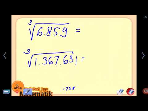 Tonton Cara Cepat Akar Pangkat 3 Kubik Ratusan Jutaan Lanjut 1 Di Youtube Anak Kreatif Berprestasi Wa 0818 22 0898