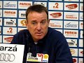Rueda de prensa J.Zubillaga Vilarreal-U.E. Lleida