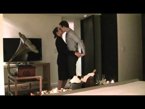 surprised - She set everything up for her own proposal and didn't even know it! She's just ecstatic when she realizes what's going on, doesn't know how to react. In the ...