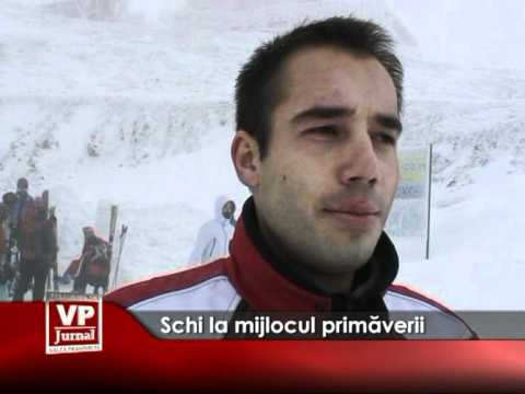 Schi la mijlocul primăverii