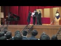 大阪府立高校で卒業式 卒業シーズン
