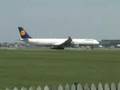 Lufthansa A346 departs YUL on runway 24R