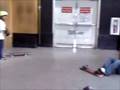Boards flipping, shoes flying
