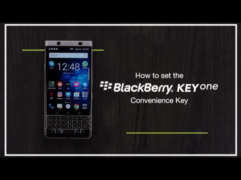 How to set the BlackBerry KEYone convenience key