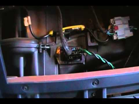 How to change the blower motor resistor – 2002 Dodge Caravan