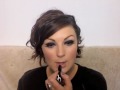 Dark lids inspired by Beyonce and Leona Lewis