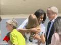 Raw Video: Michelle Obama Arrives in Denver