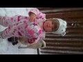 Ava and TDUB's First WHITE Christmas!.wmv