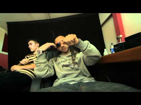 gangsteri - Overlord singin a part of his song at BIGGYIMAGE studio when we were makin' a video.